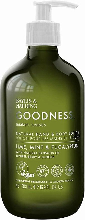 Baylis Harding — Baylis & Harding Goodness Awaken Lime, Mint & Eucalyptus Hand & Body Lotion
