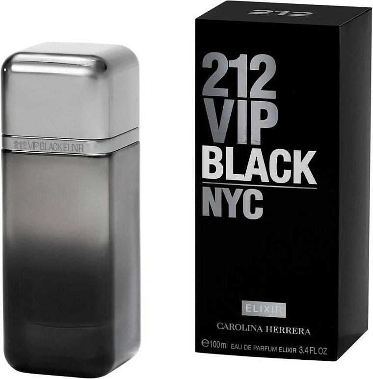 Carolina Herrera 212 Vip Black Elixir — фото 3