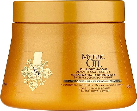 L Oreal Professionnel — L Oreal Professionnel Mythic Oil Light Masque Maska Dlya Normalnykh I Tonkikh Volos