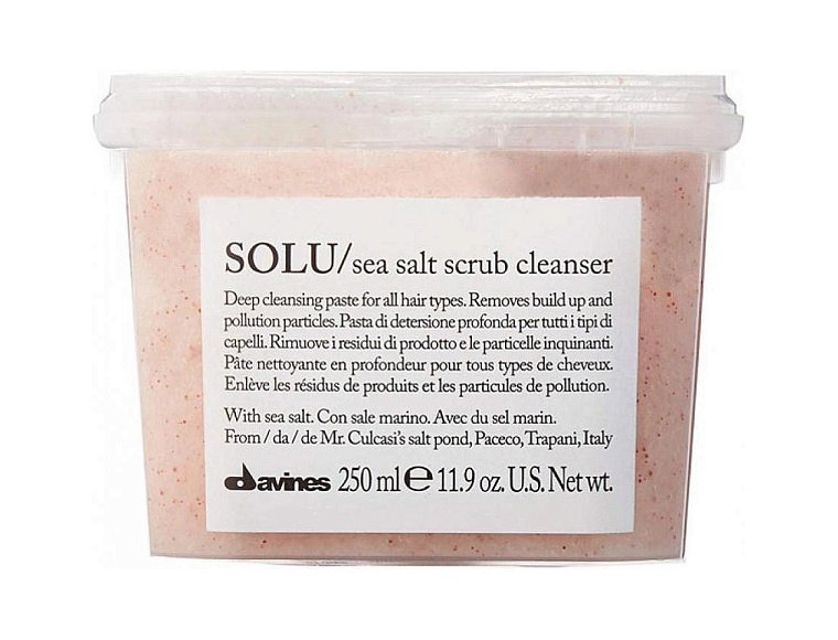 Davines — Davines Solu Sea Salt Scrub Cleanser
