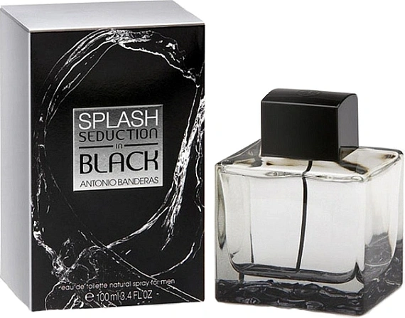 Antonio Banderas — Antonio Banderas Seduction In Black Splash