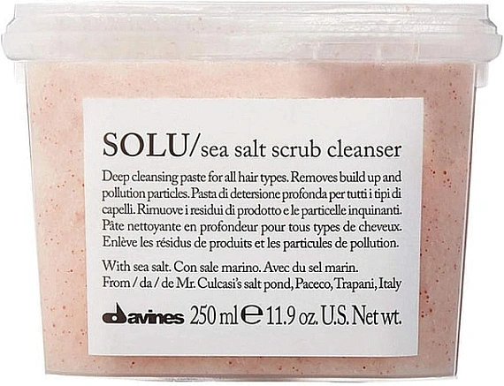 Davines — Davines Solu Sea Salt Scrub Cleanser