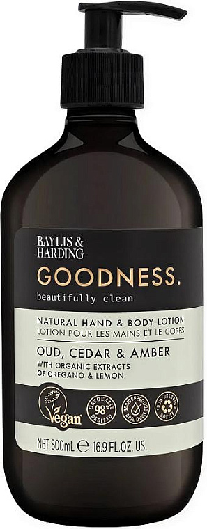 Baylis Harding — Baylis & Harding Goodness Oud, Cedar & Amber Hand & Body Lotion